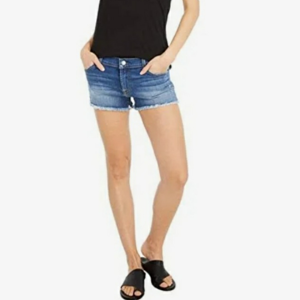 7 For All Mankind Denim Cutoff Shorts